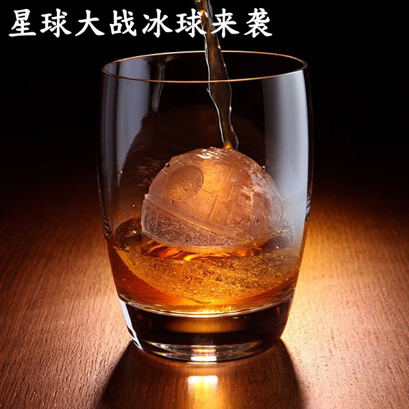 新品 星球大战冰球 圆形花边纹7.5cm直径制冰球形硅胶模具 包邮在类目 厨房/烹饪用具, 厨用小工具/厨房储物, 厨房电器配套用品, 冰格/制冰袋中 - 来自Buy2taobao.com提供专业的淘宝代购服务
