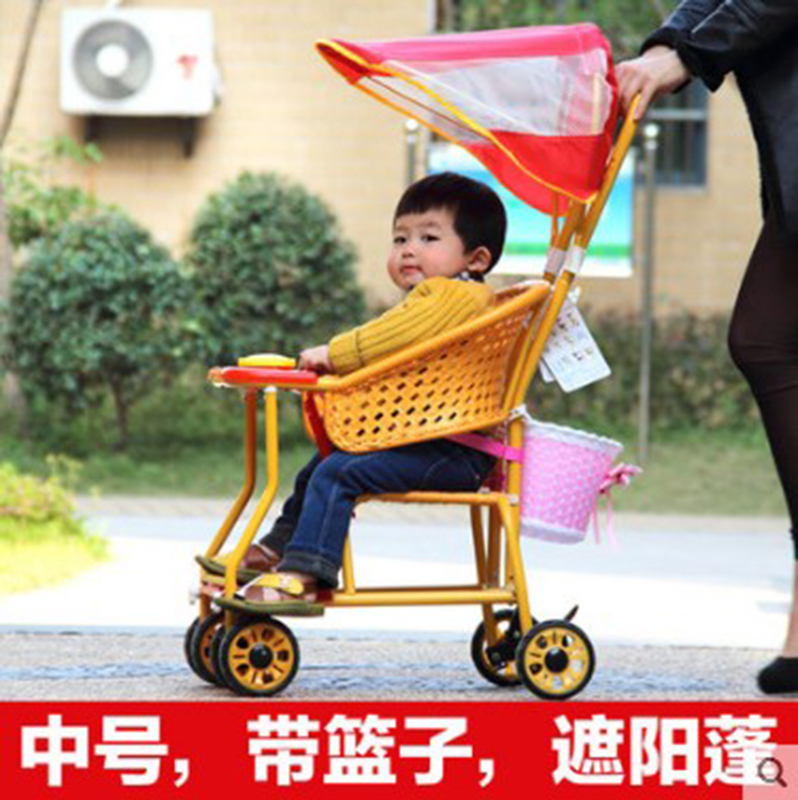 Grandmother Bridge Rattan Strollers summer children Dining chair Bamboo and rattan Ultralight baby wheelbarrowin the Diapers/Care/Feeding/Push lathe , Baby Stroller/Walker , Four carts category - from Buy2taobao.com to provide professional Taobao agent buy service