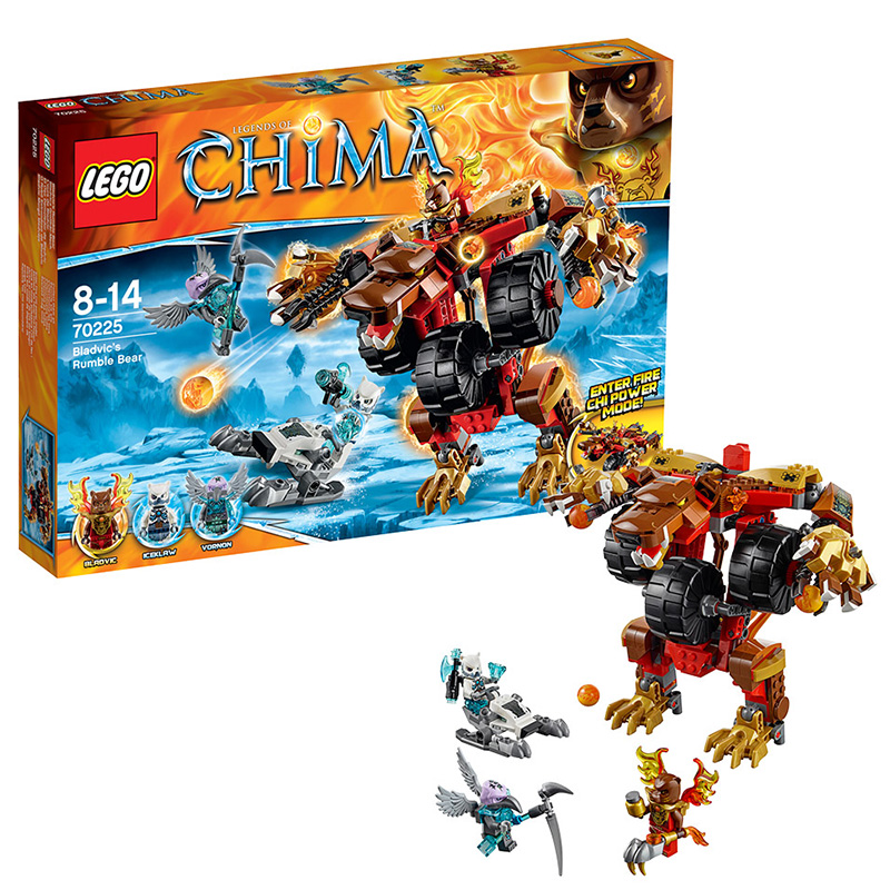 乐高气功传奇70225维克熊的变形机甲战熊LEGO CHIMA 积木玩具益智