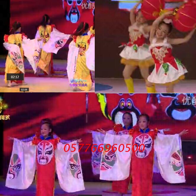 中国范 六一儿童节晚会舞蹈演出服装 中国范儿表演服 幼儿舞台装