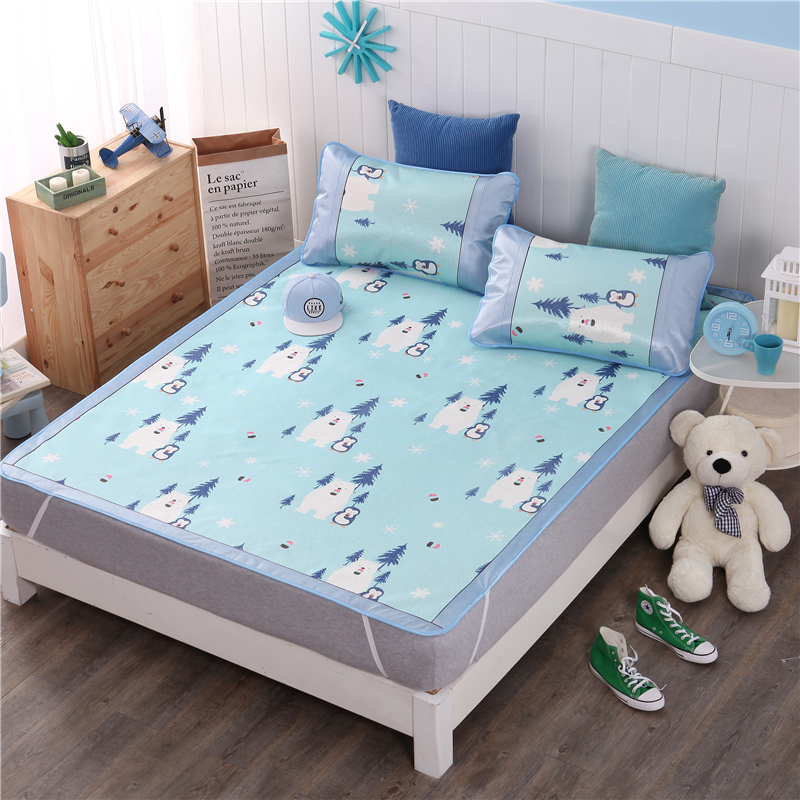 Cartoon Three-piece mat fold printing Borneol 1.2 M mat 1.5m Single 1.8 Double studentin the Bedclothes , Mat/Mats/Rattan seats/Straw mat/Leather seats category - from Buy2taobao.com to provide professional Taobao agent buy service