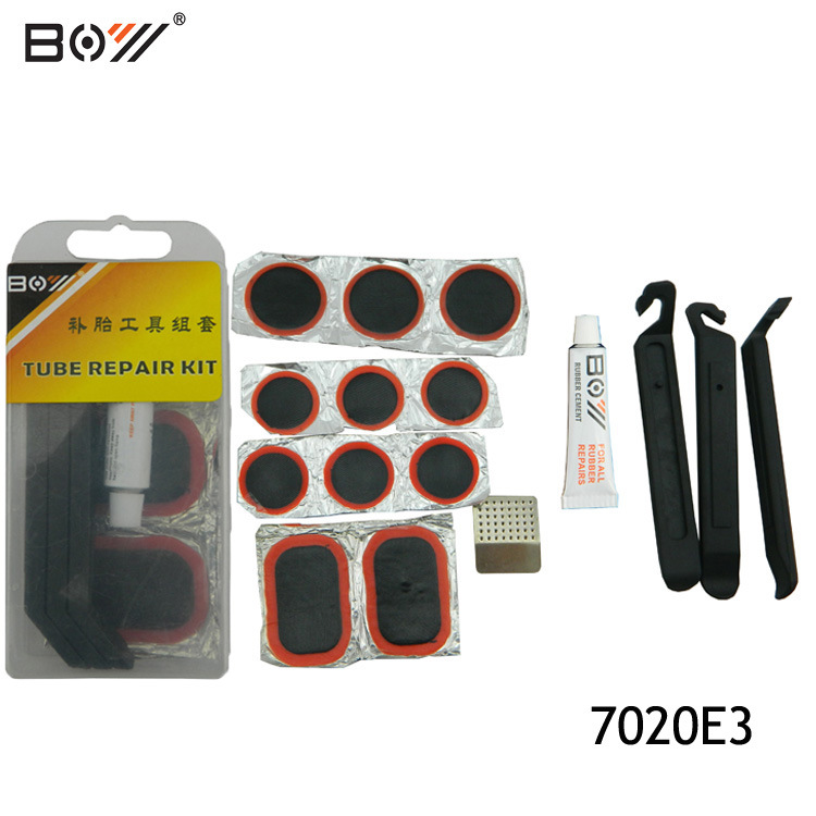 BOY自行车补胎盒套装扁撬胎棒补胎片补胎胶水锉片内胎修补工具在类目 自行车/骑行装备/零配件, 自行车修车工具, 补胎片中 - 来自Buy2taobao.com提供专业的淘宝代购服务