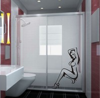 PVC防水平面-饰浴室防水PVC墙纸贴画创意水