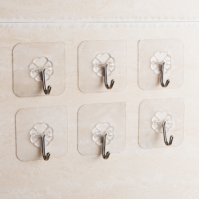 免打孔挂钩强粘胶承重粘钩无痕吸盘挂钩厨房卫生间墙壁壁挂粘钩