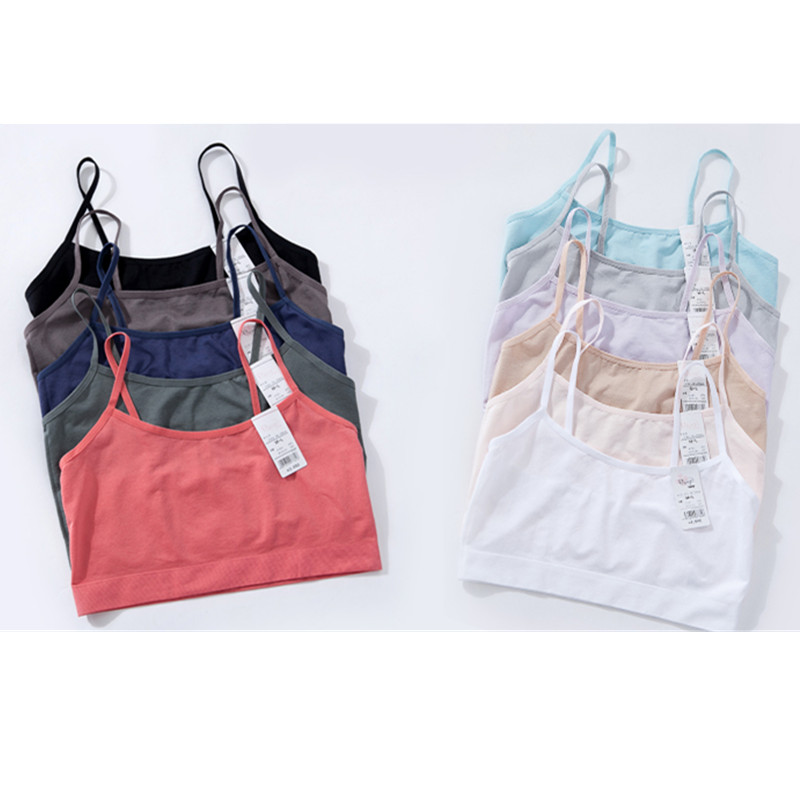 日本短款吊带背心式防走光横围胸打底抹胸裹胸内衣薄款无胸垫夏天|msdalam kategori Pakaian Dalam/seluar dalam lelaki/tracksuit, Bra - dari Buy2taobao.com untuk memberikan perkhidmatan ejen Taobao profesional membeli