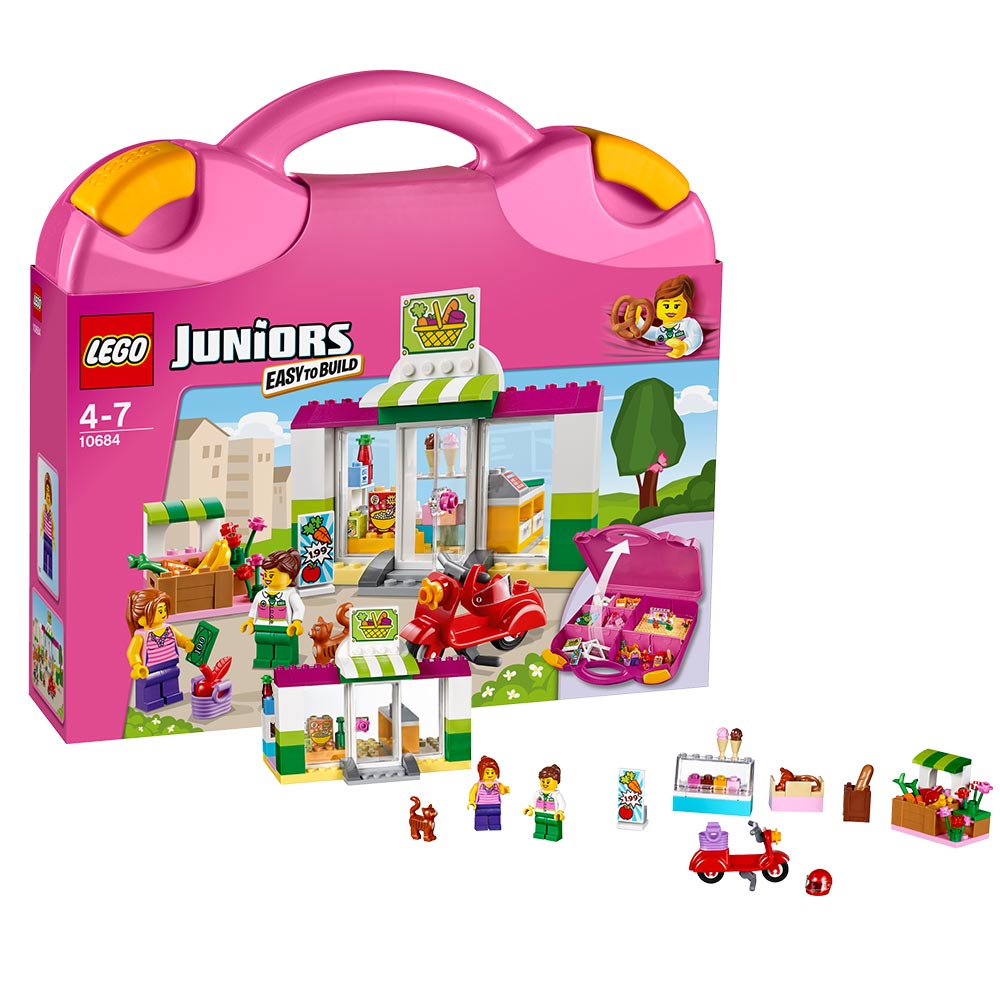 乐高小拼砌师10684超市手提箱LEGO Juniors  积木益智拼插玩具