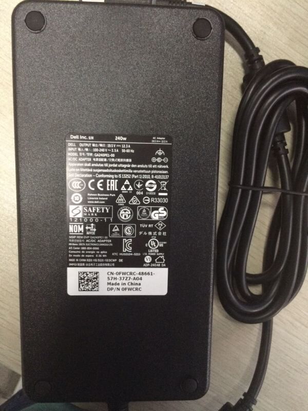 外星人笔记本电脑15R1 R2 R3 17R3 R4 R2电源适配器充电器240W在类目 3C数码配件, 笔记本电脑配件, 笔记本电源中 - 来自Buy2taobao.com提供专业的淘宝代购服务