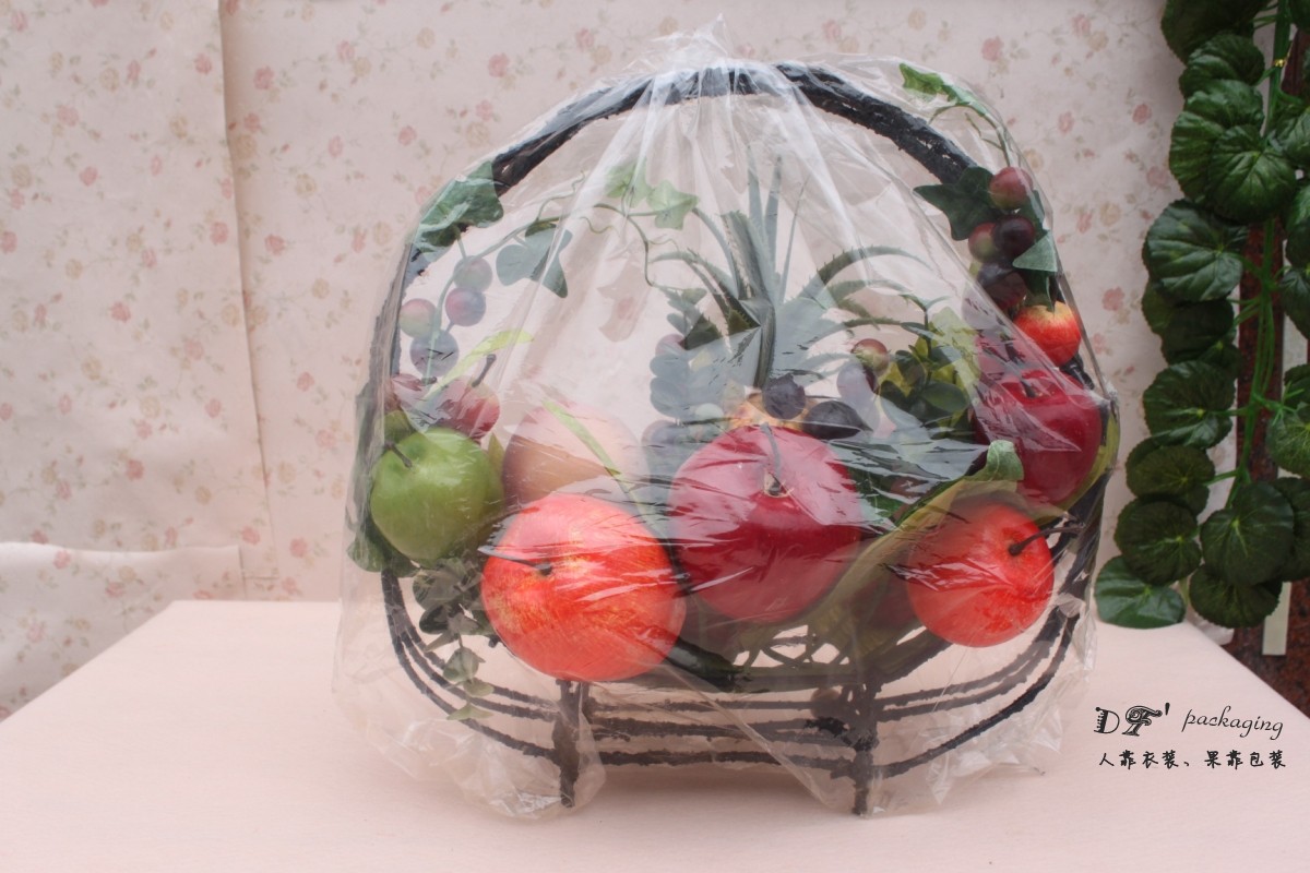 假水果花篮 样品篮 水果包装 果品包装 标签 托