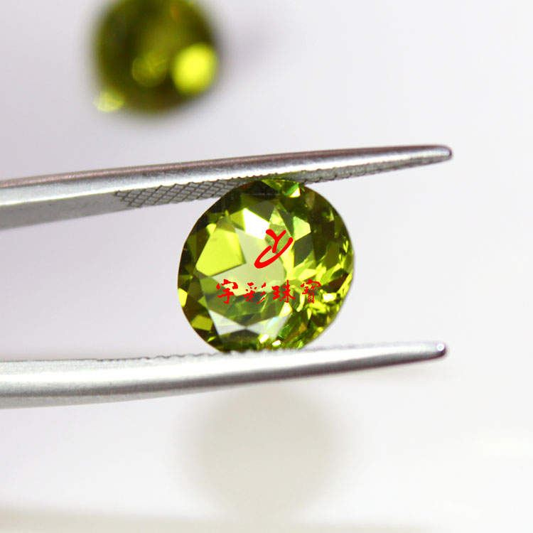 宇彩珠宝热销绿宝石橄榄石彩宝圆形2至8mm裸石戒面 定制镶嵌首饰|msdalam kategori barang kemas/berlian/Emerald/emas, batu-batu berwarna/batu permata, perhiasan batu - dari Buy2taobao.com untuk memberikan perkhidmatan ejen Taobao profesional membeli