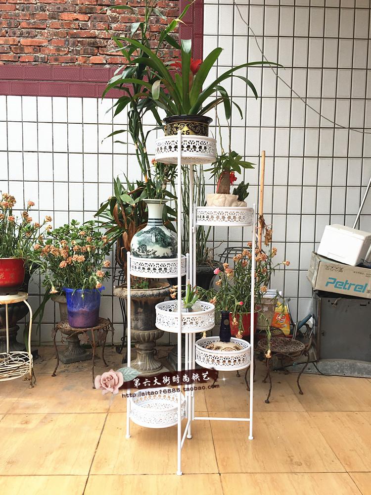 multi-storey indoor Iron flower to ground rotate Flower trellis to ground Flower trellis Foldable Countryside Flower trellisin the Flower delivery/Flowers simulation/Plants gardening , Vase/Flower/Flowerpot/Flower (New) , Flower category - from Buy2taobao.com to provide professional Taobao agent buy service