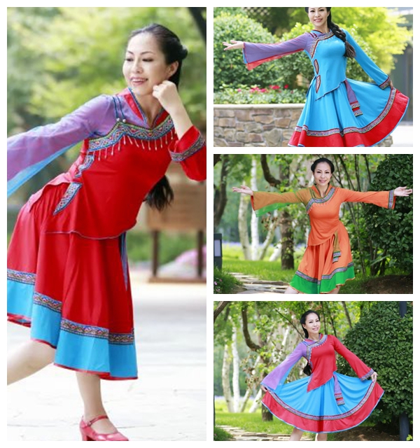 红草莞儿2015年新款广场舞服装王梅春英格格35716,55716