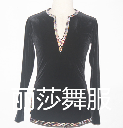 丽莎舞服男士舞蹈服装拉丁衬衣 练功服 新款长袖拉丁舞上衣|msdalam kategori sukan/Yoga/kecergasan/bekalan peminat, Dance/Aerobik/Gymnastics, tarian Latin, Baju Tarian Latin - dari Buy2taobao.com untuk memberikan perkhidmatan ejen Taobao profesional membeli