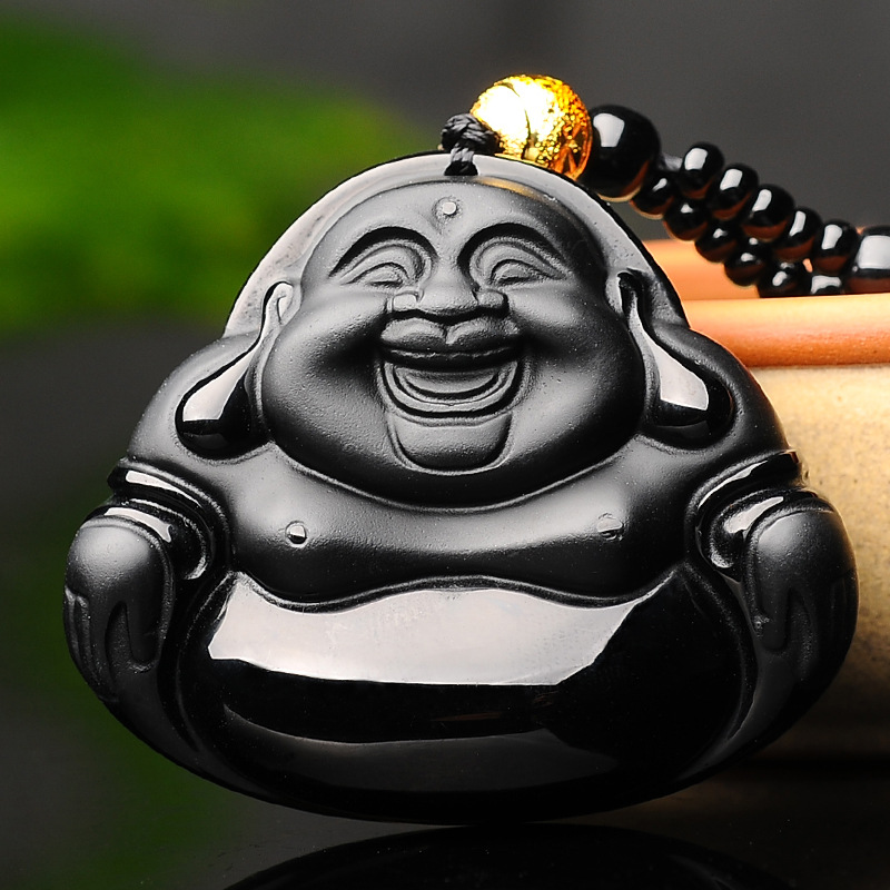 天然黑曜石佛公佛教款雕刻辟邪招财黑曜石吊坠在类目 饰品/流行首饰/时尚饰品新, 项坠/吊坠中 - 来自Buy2taobao.com提供专业的淘宝代购服务