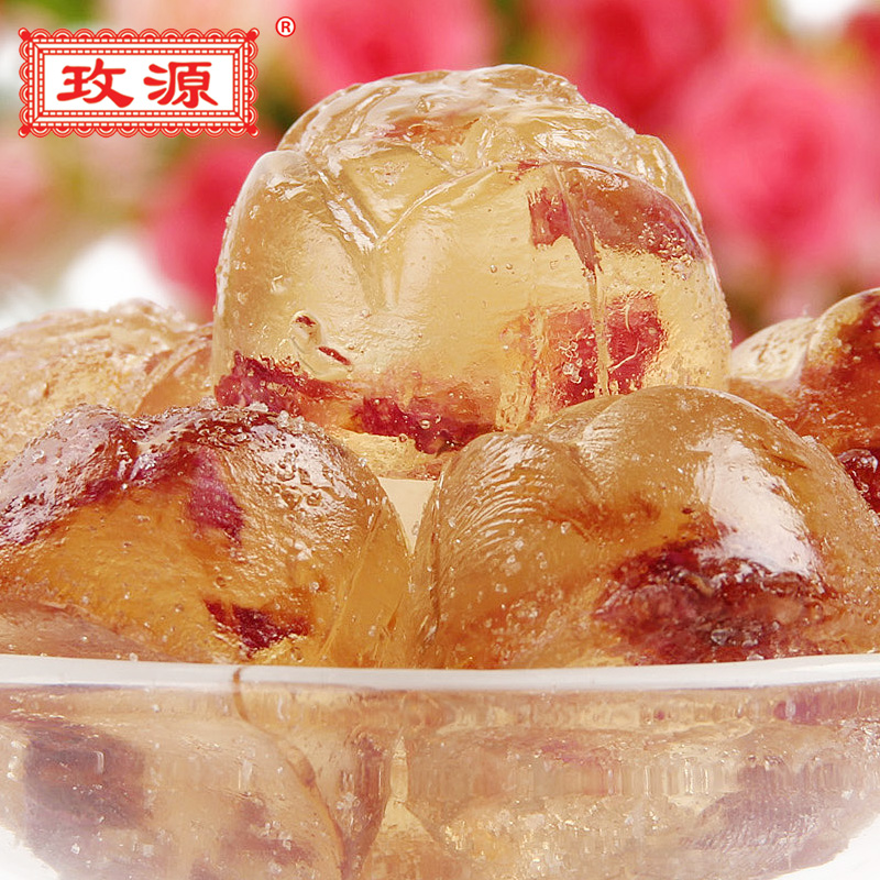 平阴玫源玫瑰鲜花糖果脯 水晶玫瑰软糖 山东济南特产休闲食品500g|ruв категории закуски/орехи/специальность, кандирование/унаби/Мэй/сухофрукты, Розы леденец - от Buy2taobao.com для оказания профессиональной услуги покупки агента Taobao