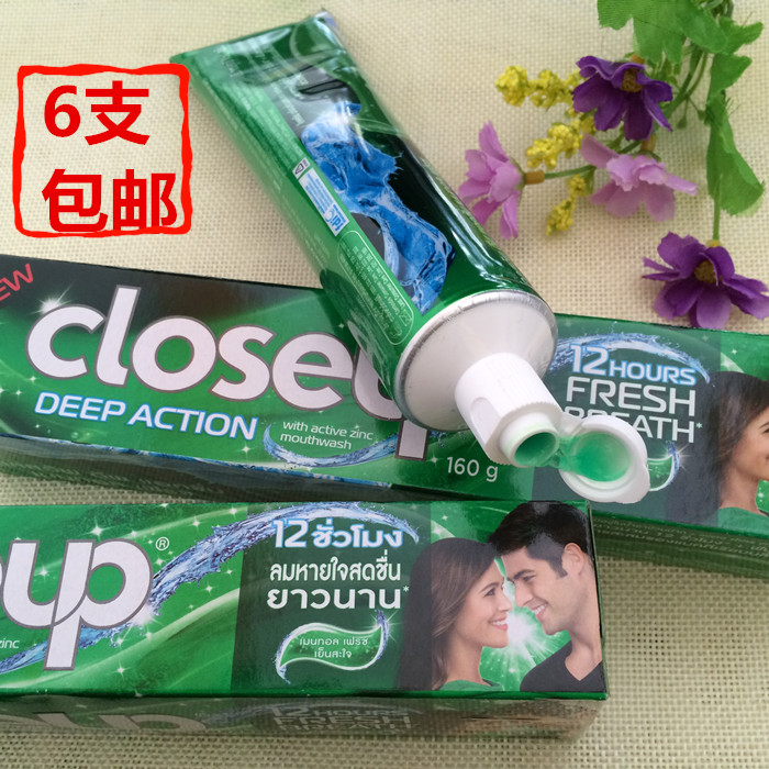 6盒包邮印尼原产越南closeup进口情侣牙膏水晶亮白160g 清新口气|msdalam kategori Care pembersih/tuala wanita/kertas/Aromatherapy, Rambut dan badan/kebersihan peribadi, Penjagaan oral, ubat gigi - dari Buy2taobao.com untuk memberikan perkhidmatan ejen Taobao profesional membeli