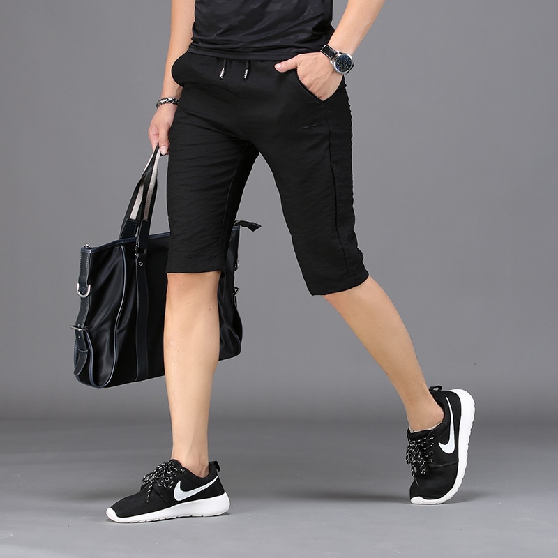 Europe station Thin section Sports pants Cotton and hemp Cropped Trousers shorts summer shorts men's wear Borneol Haren pants Pantsin the Men's clothing, Casual pants category - from Buy2taobao.com to provide professional Taobao agent buy service