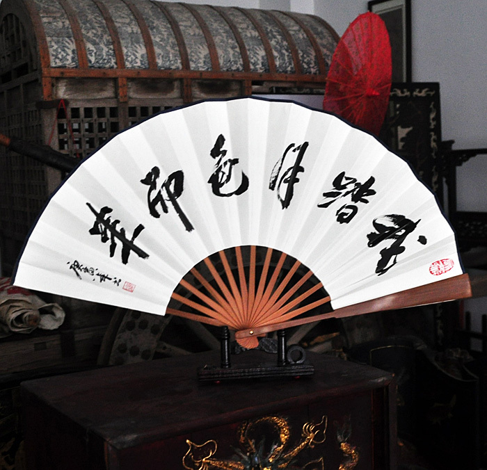 山越厂家直销影视道具扇古典宣纸扇中国风折扇定做楚留香工艺扇在类目 居家日用, 扇/迷你风扇/配件/冰垫/冰贴, 扇子中 - 来自Buy2taobao.com提供专业的淘宝代购服务
