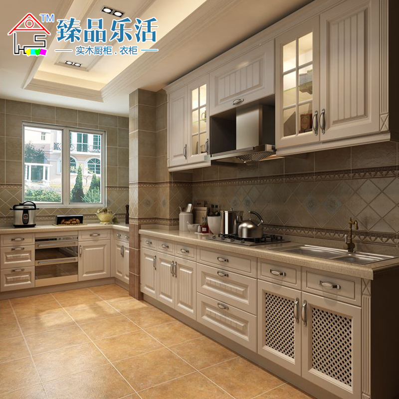 Wuxi customized Whole cupboard Customized kitchen Kitchen European pastoral white Molded Home Broadwood cupboardin the Whole house custom , Kitchen Cabinet & Accessories , Kitchen Cabinet category - from Buy2taobao.com to provide professional Taobao agent buy service