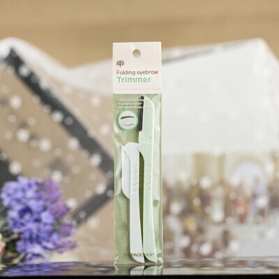 韩国正品The Face Shop高级脸部修眉刀 2支折