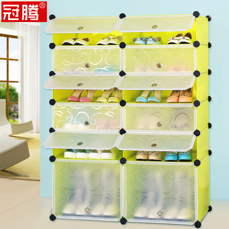 简易鞋柜简约现代组装防尘多层创意塑料多功能经济型鞋架收纳柜在类目 住宅家具, 架类, 鞋架中 - 来自Buy2taobao.com提供专业的淘宝代购服务