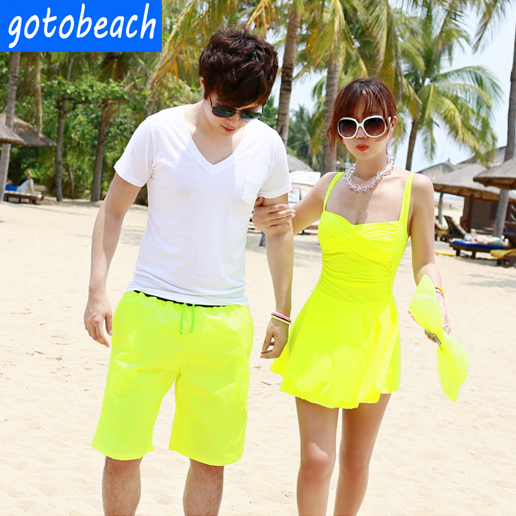 Film Photogenic Korean Edition Couples swimwear Honeymoon Sandy beach on vacation suit conservative hot spring Swimwearin the Sports/Yoga/Fitness/Fans supplies , Swim , Lovers swimsuit category - from Buy2taobao.com to provide professional Taobao agent buy service