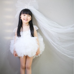 韩国正版童装公主裙女童连衣裙，生日礼服婚纱表演裙，走秀花童蓬蓬裙