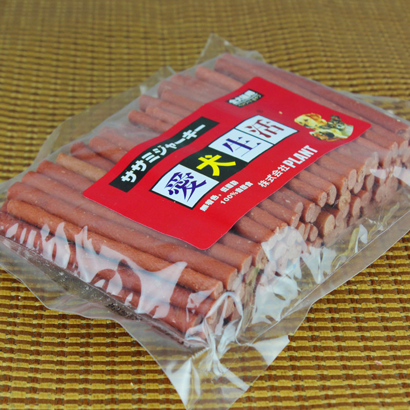 9.9包邮25省 狗狗零食牛肉条爱犬生活细牛肉棒 500G 泰迪宠物零食