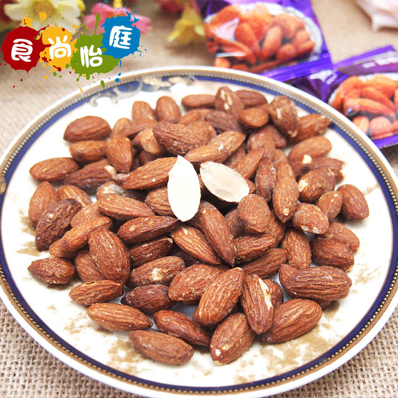 特价北京实体批发香港蝴蝶牌烘焙果仁 加州杏仁 散装250g