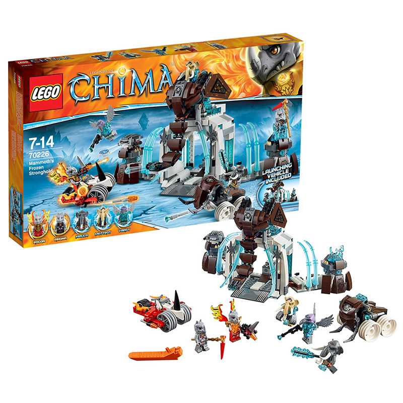 乐高气功传奇70226象女王的极冻要塞LEGO CHIMA 玩具积木趣味