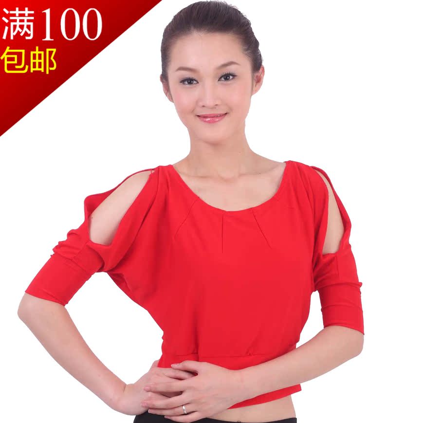 【佳宇服饰】肚皮舞服装 新款肚皮舞上衣 瑜伽健身服蝙蝠中袖S84在类目 运动/瑜伽/健身/球迷用品, 舞蹈/健美操/体操, 肚皮舞, 肚皮舞上装中 - 来自Buy2taobao.com提供专业的淘宝代购服务