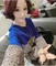 上下架计划:秋冬韩版宽松百搭口袋中长款女装 圆领拼接撞色毛呢直筒女连衣裙