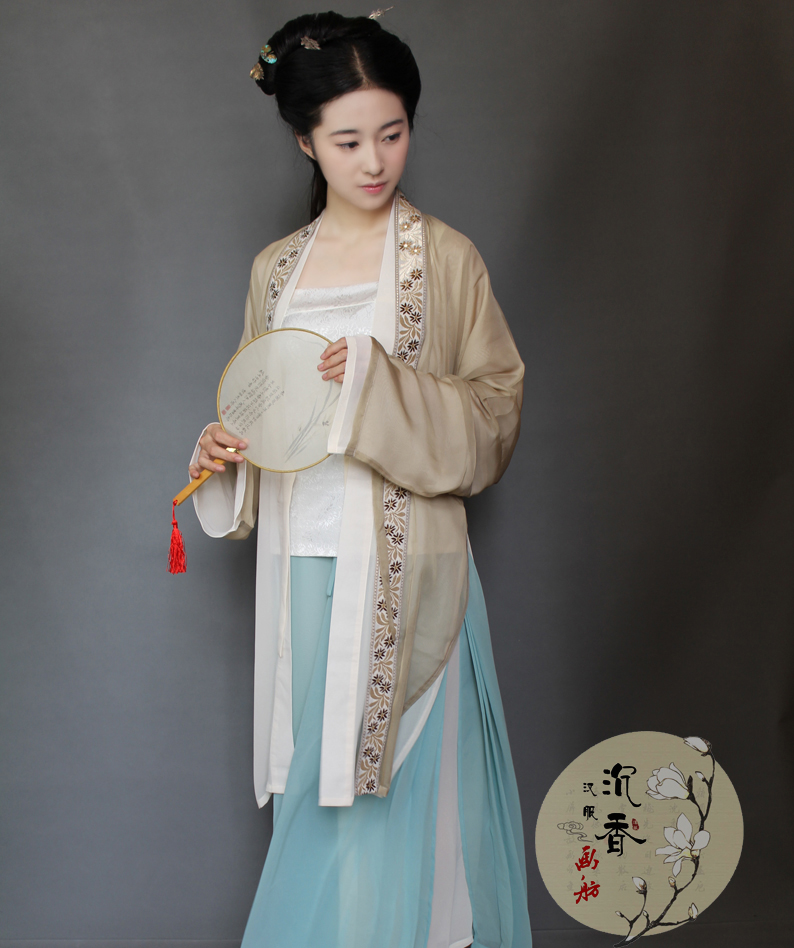 【沉香画舫汉服】【长乐】宋 褙子 四件套 汉族传统服饰在类目 女装/女士精品, 唐装/民族服装/舞台服装, 民族服装/舞台装中 - 来自Buy2taobao.com提供专业的淘宝代购服务