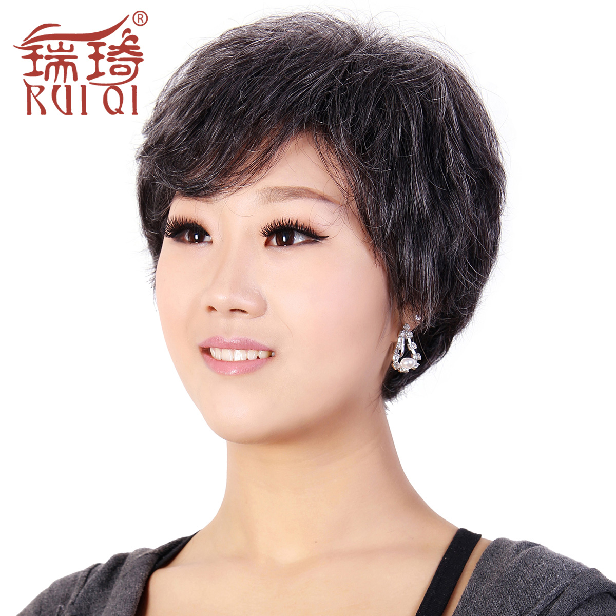 瑞琦中老年花白假發短發女卷發 慈祥媽媽 老年人假發套老太太奶奶在類目 美髮護髮/假髮, 假髮, 整頂假髮中 - 來自Buy2taobao.com提供專業的淘寶代購服務