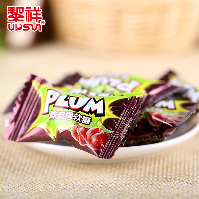 黎祥陈皮梅软糖208g*10包 福建特产 喜糖 糖果 零食 包邮|ruв категории закуски/орехи/специальность, конфеты/желе/пудинг, конфеты - от Buy2taobao.com для оказания профессиональной услуги покупки агента Taobao