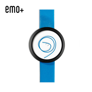 emo+Ora Unica nero nava超现代中性手表时尚概念腕表
