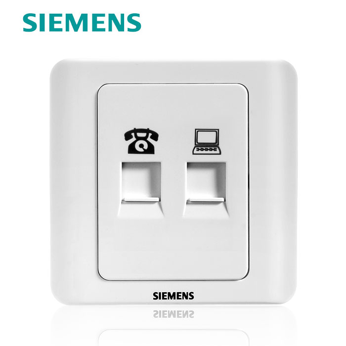 西門子電話電腦插座西門子開關插座遠景系列電話電腦信息組合插座在類目 電子/電工, 插座, 電腦+電話插座中 - 來自Buy2taobao.com提供專業的淘寶代購服務