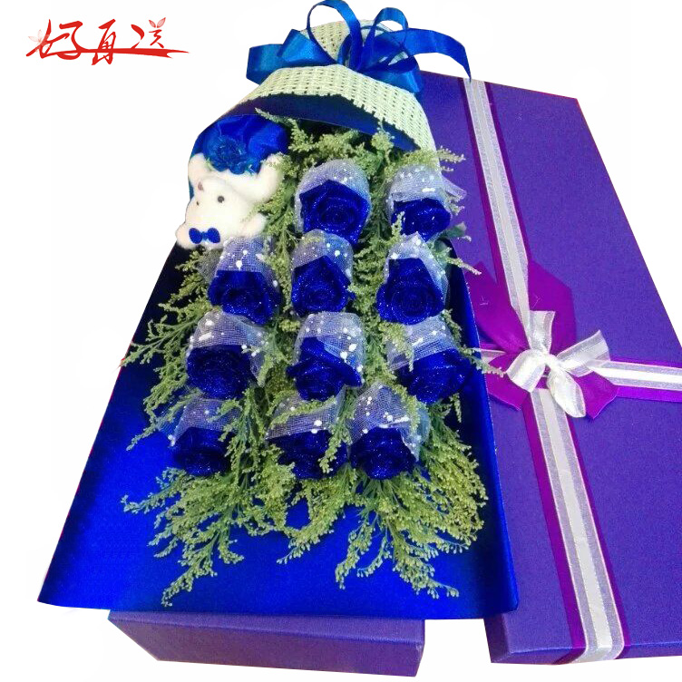 11 BLUELOVER rose Same city flower express Shanghai Beijing Hangzhou Florist express Guangzhou Suzhou Sending flowersin the Flower delivery/Flowers simulation/Plants gardening , Flower delivery(City) category - from Buy2taobao.com to provide professional Taobao agent buy service