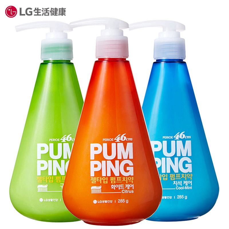 LG韩国进口倍瑞傲派缤pumping成人牙膏*3瓶 按压式 去口臭气包邮|msdalam kategori Care pembersih/tuala wanita/kertas/Aromatherapy, Rambut dan badan/kebersihan peribadi, Penjagaan oral, ubat gigi - dari Buy2taobao.com untuk memberikan perkhidmatan ejen Taobao profesional membeli
