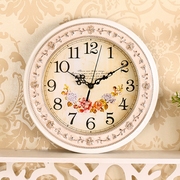 米鸿简约现代创意挂钟客厅静音钟表欧式现代装饰墙壁钟家用石英钟