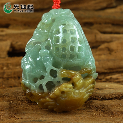 天然缅甸玉 翡翠老坑A货翡翠螃蟹玉佩吊坠挂件花件镂空雕刻送证书在类目 珠宝/钻石/翡翠/黄金, 翡翠(新), 颈饰中 - 来自Buy2taobao.com提供专业的淘宝代购服务