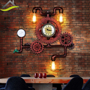 复古怀旧工业壁灯创意个性loft齿轮餐厅过道酒吧咖啡厅水管壁灯