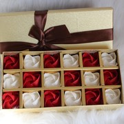 18朵川崎玫瑰花成品礼盒，材料包diy手工折纸，圣诞情人节生日礼物