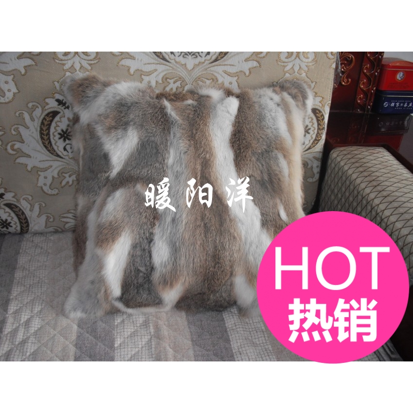 fashion Rabbit's hair Pillowcase Pillow Cushion Rabbit's hair By package sofa Backrest pad Excludingin the Home Fabric , Pillow/Pillow category - from Buy2taobao.com to provide professional Taobao agent buy service