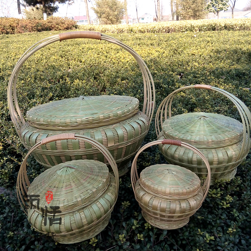 纯天然竹编菜篮购物实用手提篮 糖果篮竹篮子 水果篮 纯手工编织在类目 收纳整理, 家庭收纳用具, 收纳篮, 购物篮中 - 来自Buy2taobao.com提供专业的淘宝代购服务