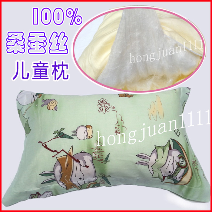 手工枕頭 兒童枕桑蠶絲嬰兒小寶寶蠶絲枕芯/棉套夏涼幼兒園定做在類目 牀上用品, 枕頭/枕芯/保健枕/頸椎枕中 - 來自Buy2taobao.com提供專業的淘寶代購服務