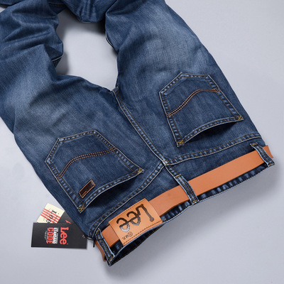 【天天特价】品牌男士修身牛仔裤秋冬新款 直筒牛仔长裤休闲男装