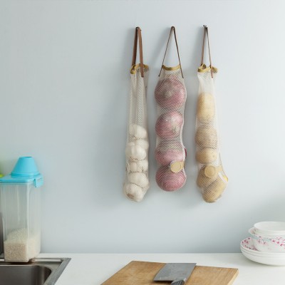 originality Hanging type Fruits and vegetables Storage Bag Portable Handle kitchen multi-function Hollow ventilation Garlic Onion Hanging bagin the Storage consolidation , Home Storage appliances , Pouch , Storage Bag category - from Buy2taobao.com to provide professional Taobao agent buy service