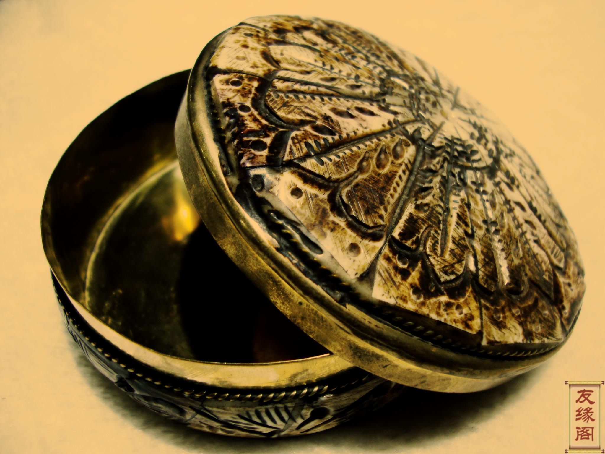 Jewelry box Nepal Imported Ethnic style Bohemia Metal Box Pure copper Set handicraft giftin the Arts and crafts , Overseas Crafts , Bohemian specialties category - from Buy2taobao.com to provide professional Taobao agent buy service