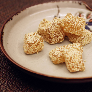 潮汕特产明糖 零食糕点糯米芝麻软糖家乡小吃麦芽糖喜糖清甜爽滑