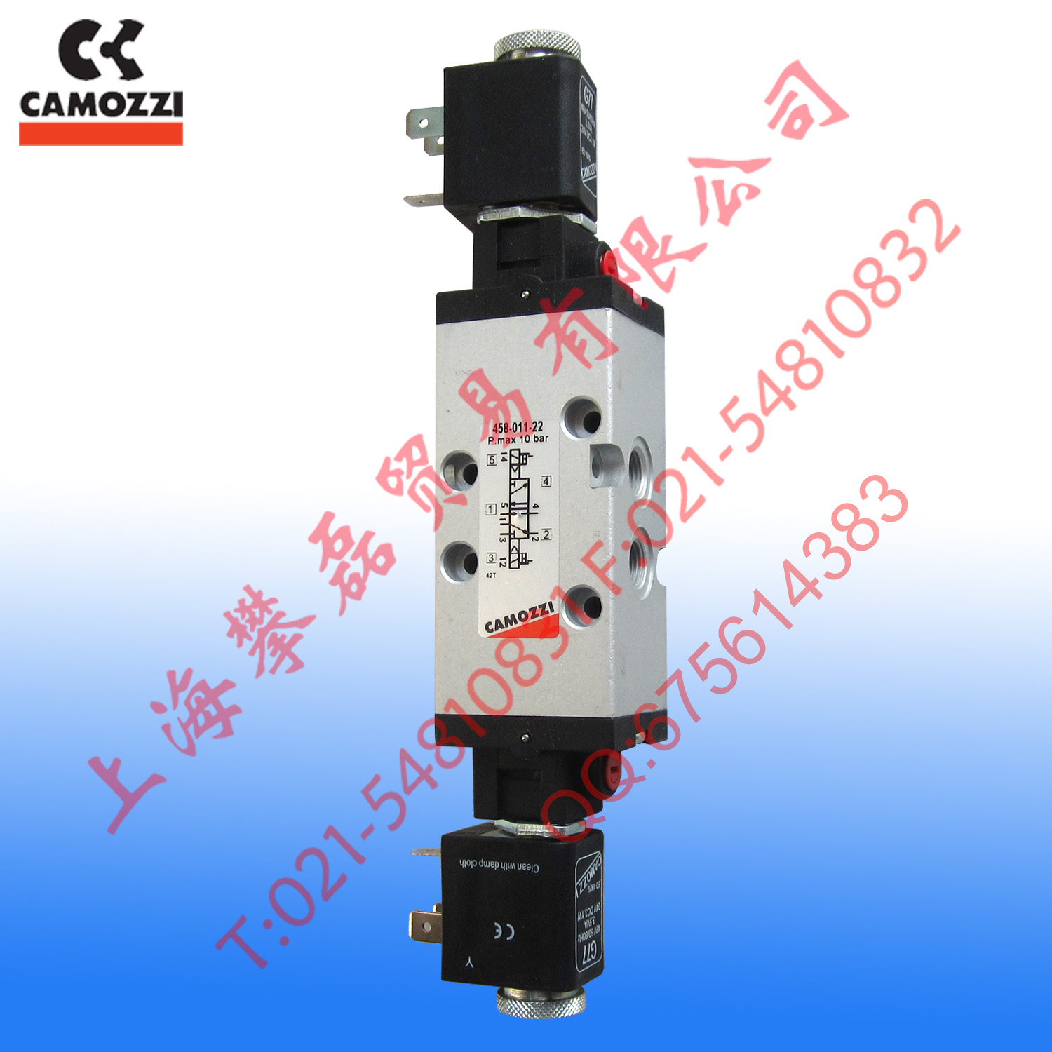 康茂胜CAMOZZI电磁阀 458-011-22-G7J、G77在类目 五金/工具, 气动工具, 气动元件中 - 来自Buy2taobao.com提供专业的淘宝代购服务